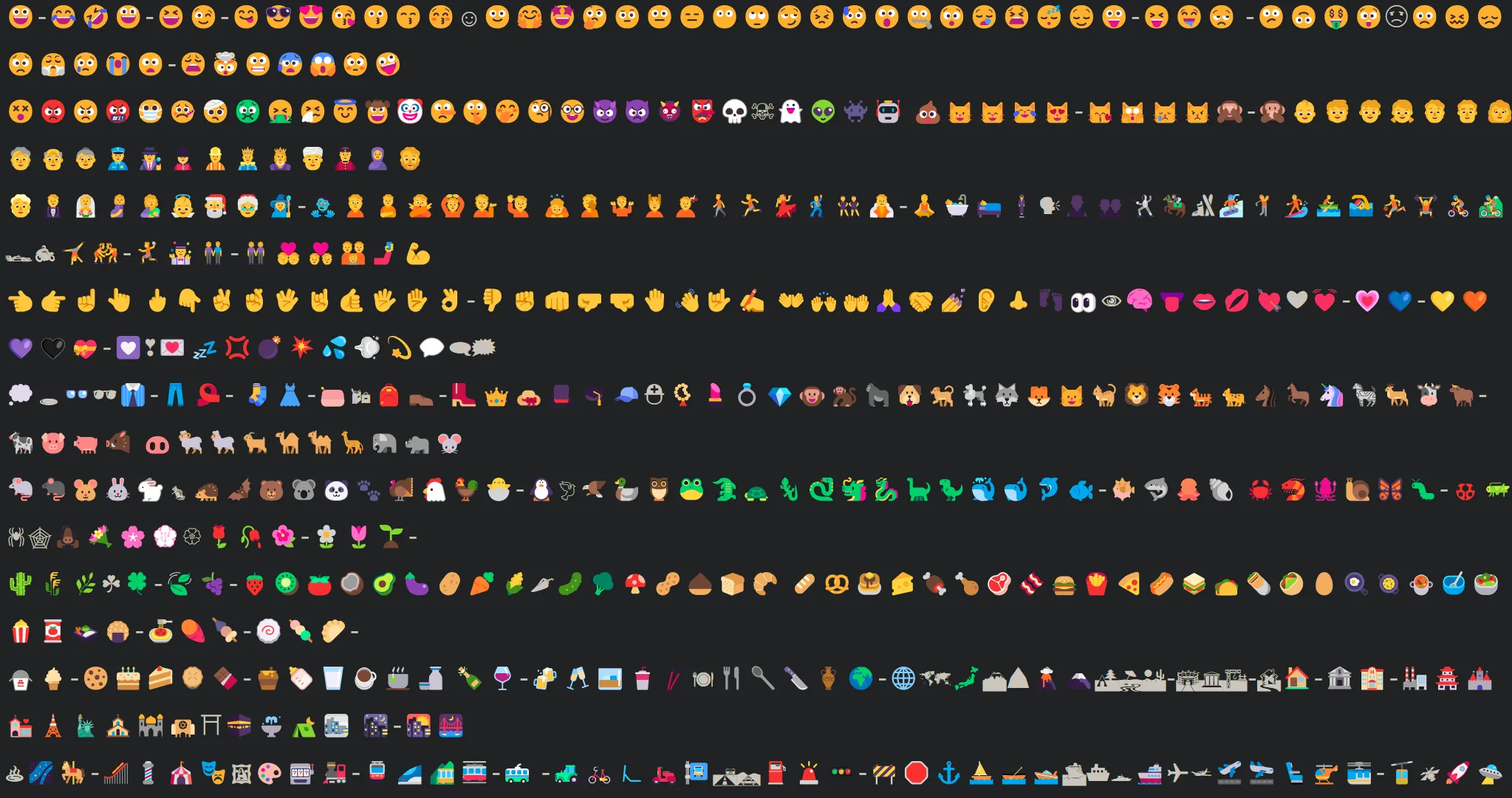 emoji表情大全！！